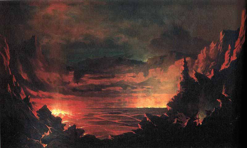 Jules Tavernier Kilauea Caldera,